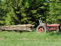 Anders Granath kör hem veden med Farmall H