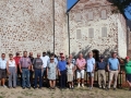 Gruppkort framför Kastelholms slott